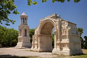 Trophy: Carved Roman trophies at ancient town of