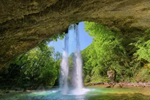 Spatter: Cascade de la Dorche, in the Bugey, Ain, France