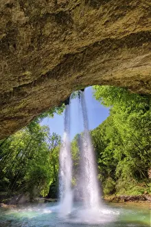 Spatter: Cascade de la Dorche, in the Bugey, Ain, France