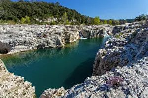 Roque: Cascade Sautadet - La Roque sur Ceze - gard - France