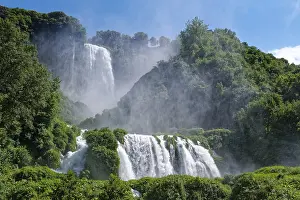 Roman: The Cascata delle Marmore, the Marble Falls, is
