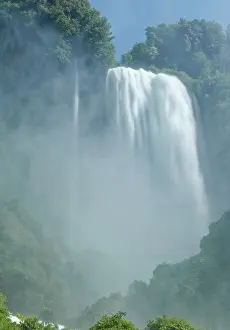 Roman: The Cascata delle Marmore, the Marble Falls, is