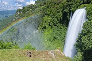 Roman: The Cascata delle Marmore, the Marble Falls, is