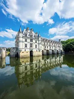 Arches: Castle Chenonceau on the Cher, the Ch&, xe2;teau