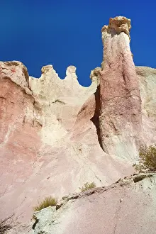 Pinkish: Castle Rock - rock formation in the shape of a