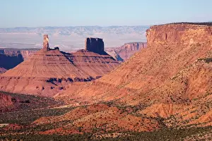 Buttes: Castle Valley, Moab, Utah. Good example of sandstone buttes