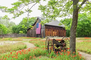 Vintage: Castroville, Texas, USA. (Editorial Use Only) Large
