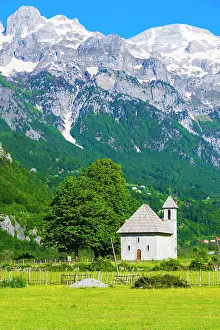 Albania: Catholic Church, Thethi village, Thethi valley