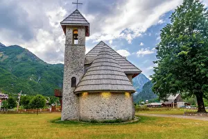 Christianity: Catholic Church in the valley of Theth National P