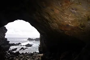 Birdman: Cave paintings of Manu Tangata, the birdman, in