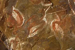 Birdman: Cave paintings of Manu Tangata, the birdman, in