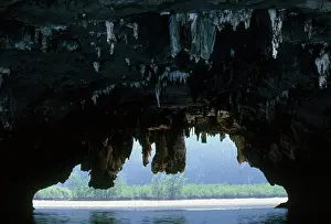 Stalactite: Cave in Thailand