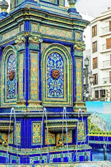 Fountain: Central fountain, Plaza Alta main square, Algeciras, Spain