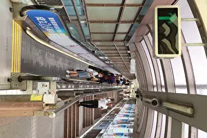 Walkway: Central'Mid-Levels escalator and walkway system, Hong Kong