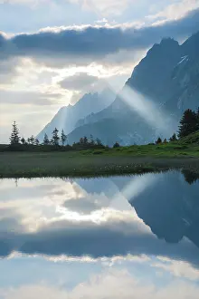 Angelic: Chalberboden, view of Engelhnrner, Bern, Switzerland