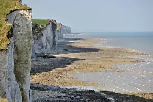 Ault: Chalk cliff at the Somme bay