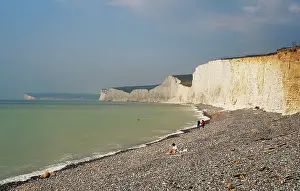 Beachy: Chalk Cliffs, England