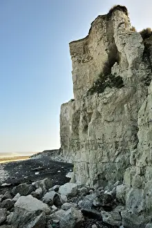 Ault: Chalk cliffs along the French coast