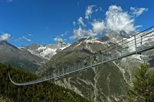 Suspension: Charles Kuonen suspension bridge, Randa, Valais