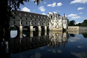 Waterway: Chateau Chenonceaux. Loire Valley. France