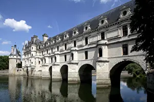Waterway: Chateau Chenonceaux. Loire Valley. France