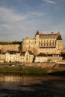 Hilltop: Chateau d'Amboise with River Loire in foreground