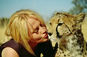 Kissed: CHEETAH - being kissed by girl