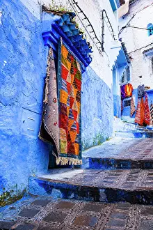 Jolly: Chefchaouen, Morocco. Blue washed buildings