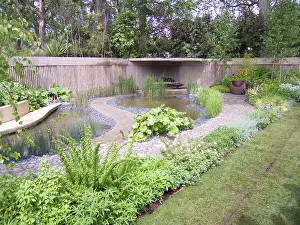 Exhibitions: Chelsea Flower Show 2006 - show garden with tidal