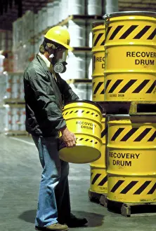 Chemicals: Chem recovery drums