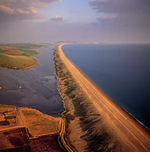 Portland: Chesil Beach (Chesil Bank), 29 km long shingle