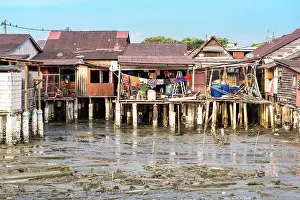Strait: The Chew Jetty is a stilt house settlement of Ch