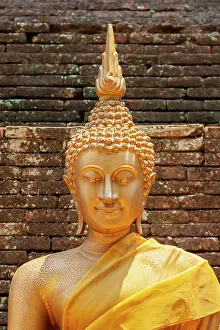 Haseltine: Chiang Mai, Thailand. Wat Lok Moli. Buddha statue