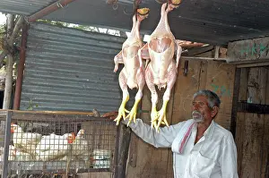 Shops: Chicken shop, south India