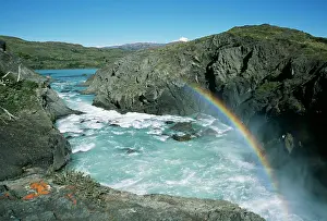 Salto: CHILE - spillway of Salto Grande Waterfall