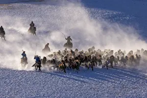 Neige: Chine, Mongolie interieure Province de Heibei