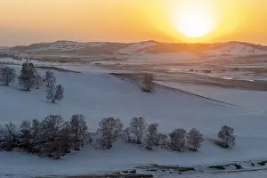 Neige: Chine, Mongolie interieure Province de Heibei