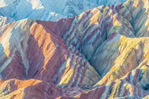 Gansu: Chine, Province du Gansu, Zhangye, paysages
