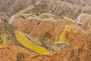Gansu: Chine, Province du Gansu, Zhangye, paysages