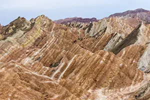 Gansu: Chine, Province du Gansu, Zhangye, paysages
