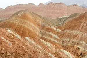 Gansu: Chine, Province du Gansu, Zhangye, paysages