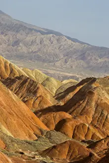 Gansu: Chine, Province du Gansu, Zhangye, paysages