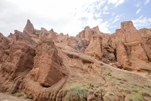 Gansu: Chine, Province du Gansu, Zhangye, paysages