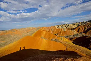 Gansu: Chine, Province du Gansu, Zhangye, paysages