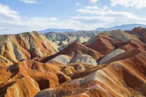 Gansu: Chine, Province du Gansu, Zhangye, paysages