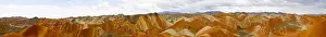Gansu: Chine, Province du Gansu, Zhangye, paysages