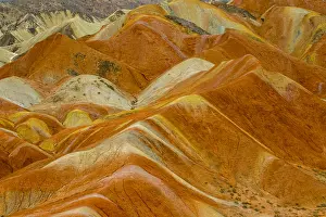 Gansu: Chine, Province du Gansu, Zhangye, paysages