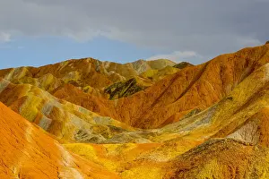 Gansu: Chine, Province du Gansu, Zhangye, paysages