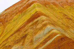 Gansu: Chine, Province du Gansu, Zhangye, paysages