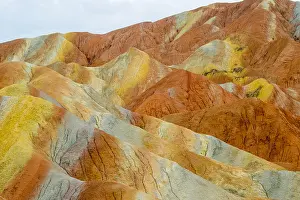 Gansu: Chine, Province du Gansu, Zhangye, paysages